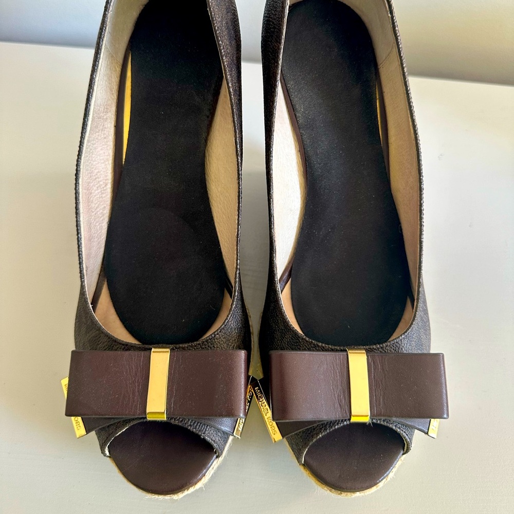 Michael Kors Wedge Heel Brown